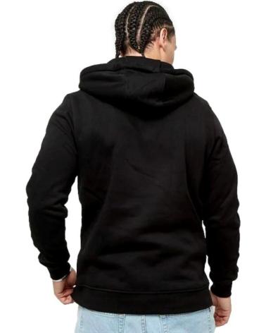 FELPA CON CAPPUCCIO MISTER TEE PRAY NERA NEGRO