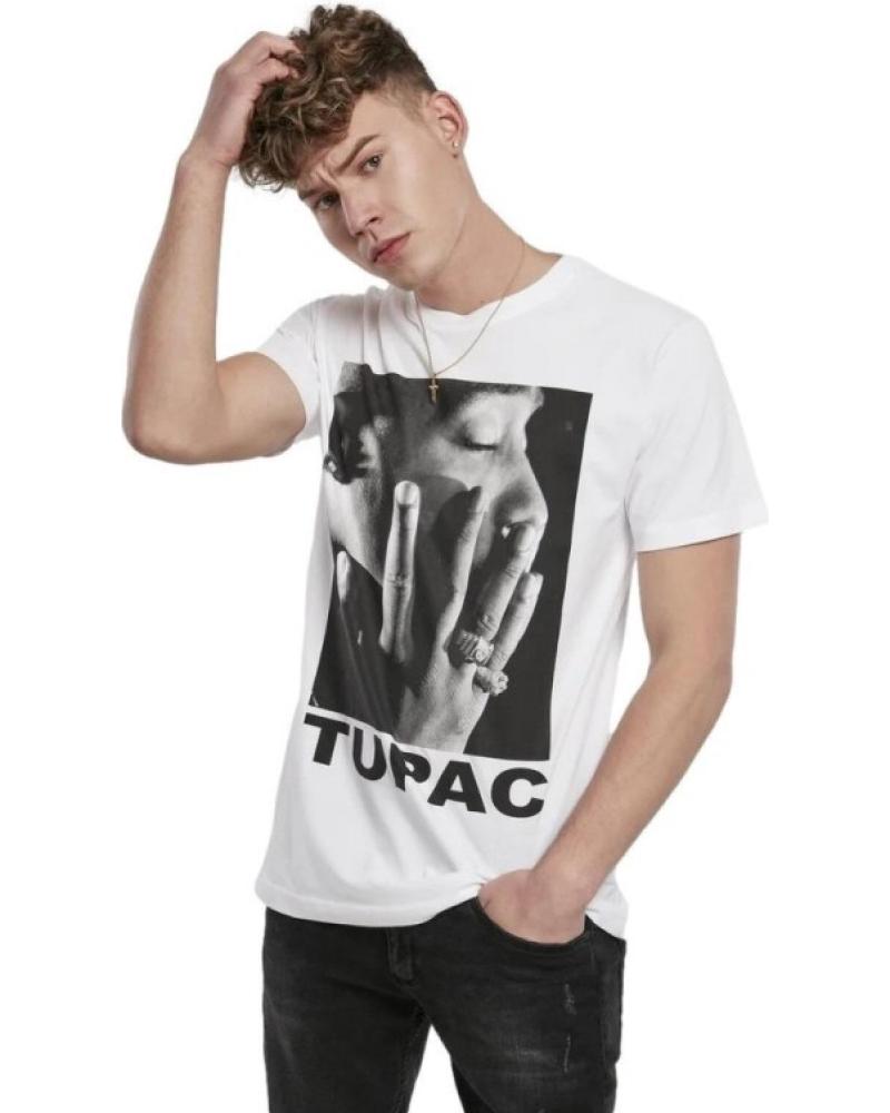 MISTER TEE TUPAC PROFILE T-SHIRT WEISS BLANCO