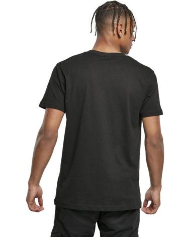MISTER TEE TUPAC CRACKED BACKGROUND T-SHIRT SCHWARZ NEGRO