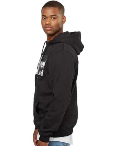 MISTER TEE FELPA CON CAPPUCCIO PRAY 2.0 NERA NEGRO