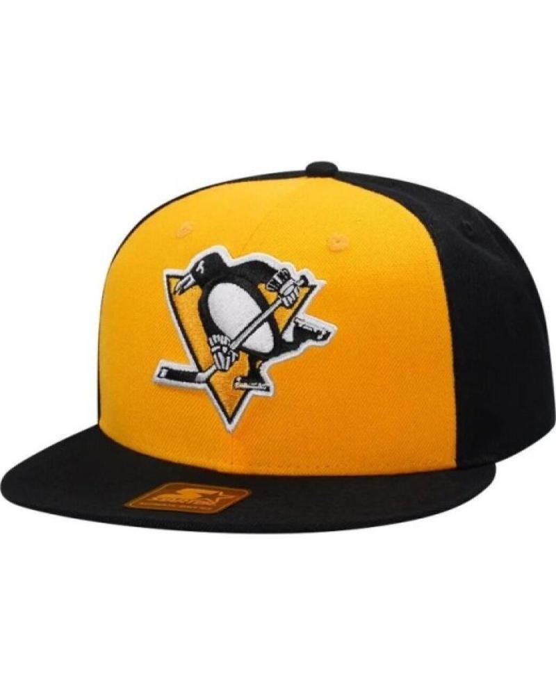 CAPPELLINO STARTER PENGUINS CLASSIC LOGO GIALLO E NERO NEGRO