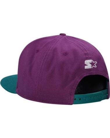 STARTER ANAHEIM DUCKS FACEOFF CAP PURPLE AND TEAL MORADO
