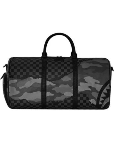 SPRAYGROUND SPLIT UP CAMO TEAR DUFFLE REISETASCHE GROSS SCHWARZ NEGRO
