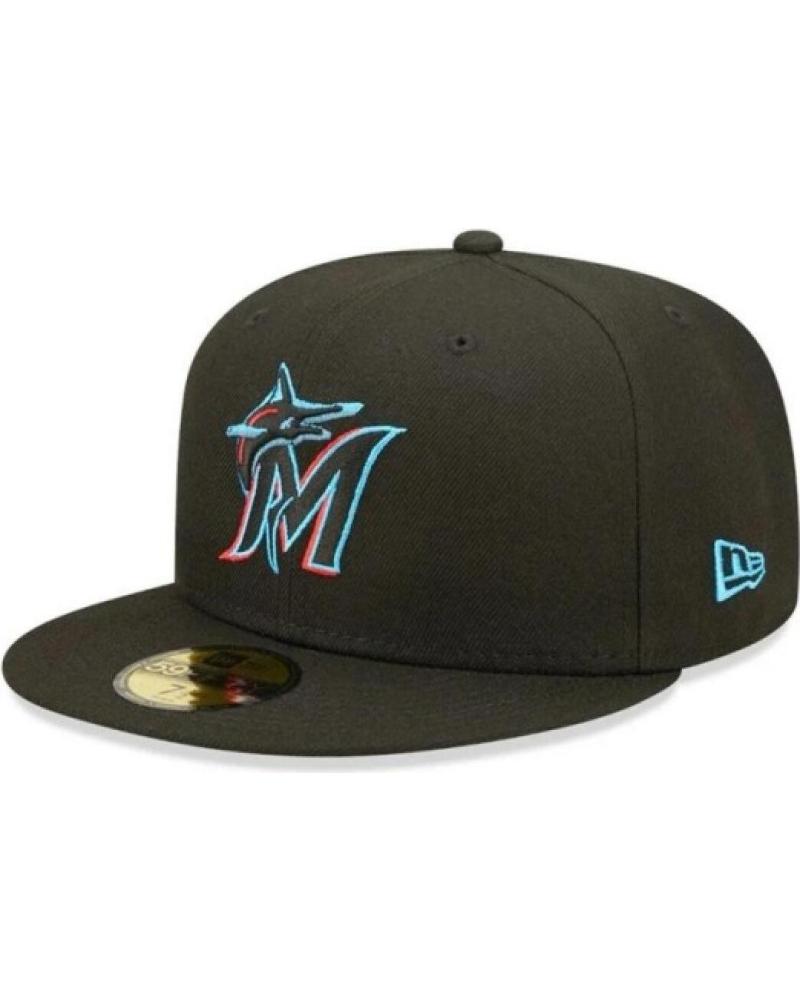 NEW ERA 5950 OTC MIAMI MARLINS ACPERF BLACK CAP NEGRO