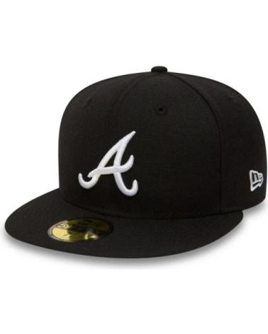 NEW ERA 59FIFTY MLB BASIC ATLANTA BRAVES BLACK CAP NEGRO