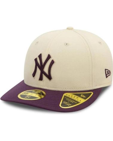 NEW ERA 59FIFTY NEW YORK YANKEES SEASONAL WS ECRU CAP CRUDO