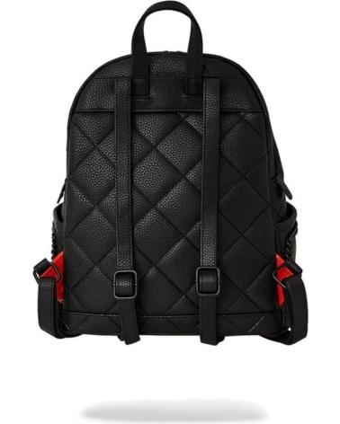 SPRAYGROUND QUILT WITH 1 LINE STITCH SMALL BACKPACK BLACK NEGRO