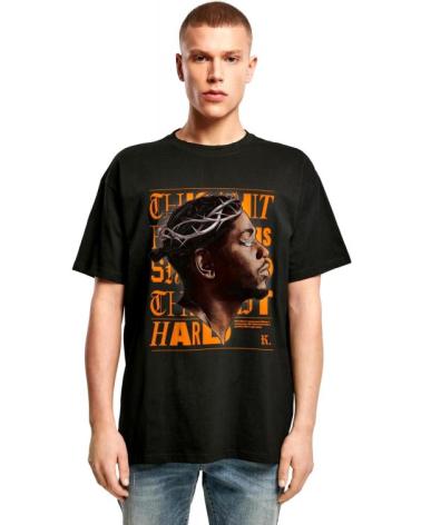 MISTER TEE OVERSIZE T-SHIRT K-DOT SCHWARZ NEGRO