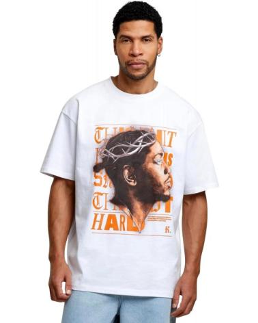 MISTER TEE K-DOT OVERSIZED T-SHIRT WEISS BLANCO