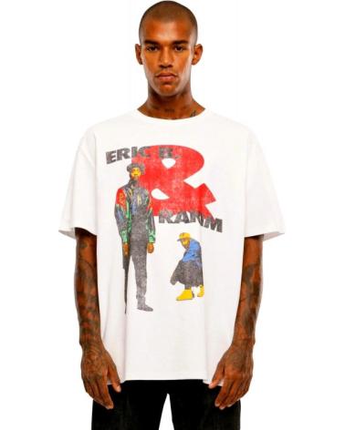 MISTER TEE ERIC B & RAKIM SWEAT THE TECHNIQUE OVERSIZED T-SHIRT WEISS BLANCO