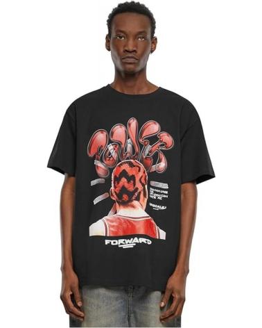 T-SHIRT OVERSIZE MISTER TEE POWER FORWARD 2.0 PRETO NEGRO