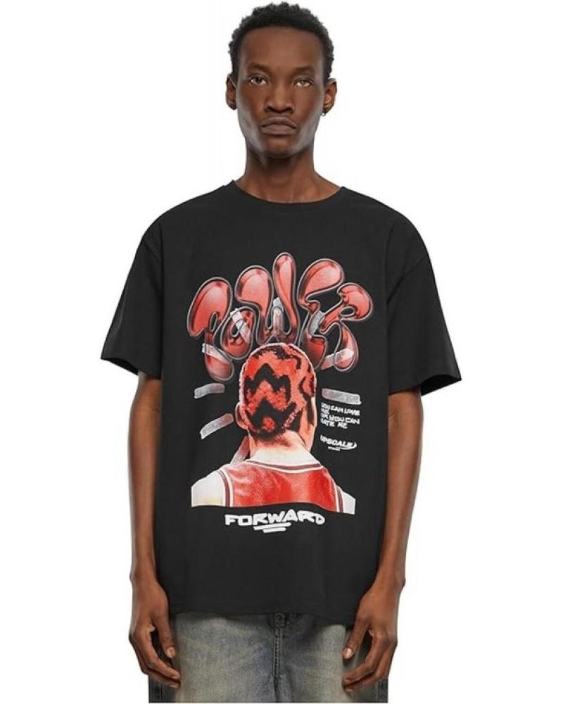 T-SHIRT OVERSIZE MISTER TEE POWER FORWARD 2.0 PRETO NEGRO