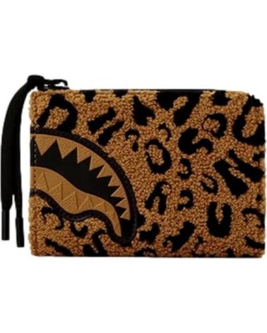 SPRAYGROUND CHENILLE CHEETAH GELDBÖRSE BRAUN MARRóN