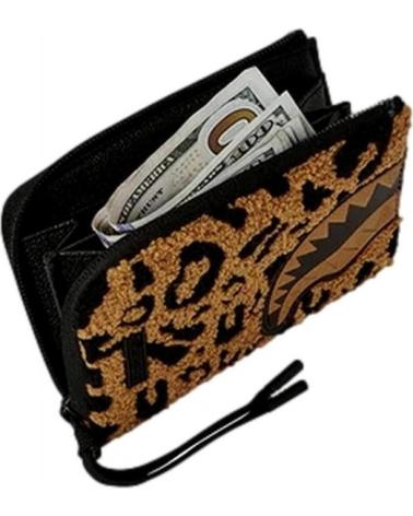 SPRAYGROUND CHENILLE CHEETAH GELDBÖRSE BRAUN MARRóN