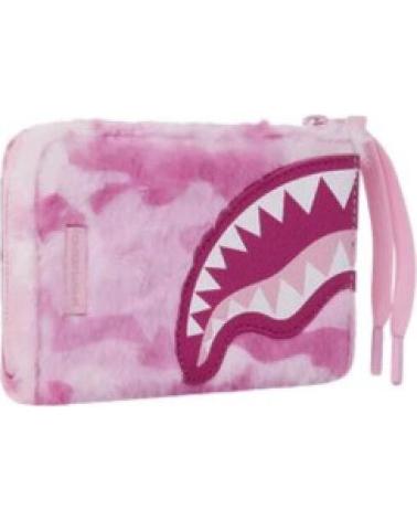 SPRAYGROUND PINK FUR CAMO GELDBÖRSE ROSA ROSA
