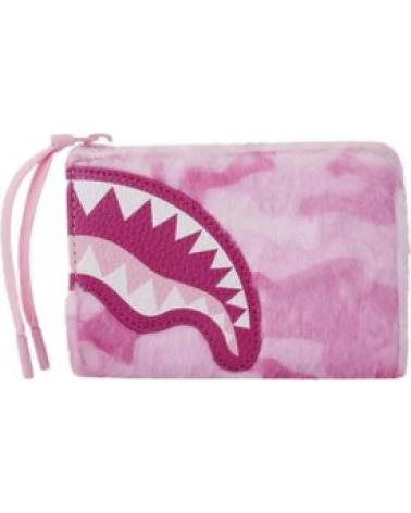 SPRAYGROUND PINK FUR CAMO GELDBÖRSE ROSA ROSA