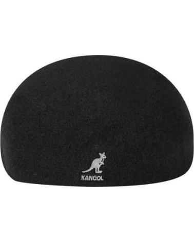 KANGOL SEAMLESS WOOL 507 BASKENMÜTZE SCHWARZ NEGRO