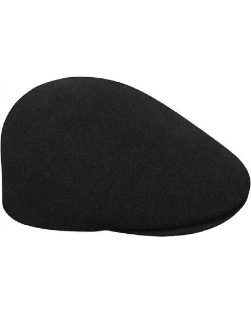 KANGOL SEAMLESS WOOL 507 BASKENMÜTZE SCHWARZ NEGRO