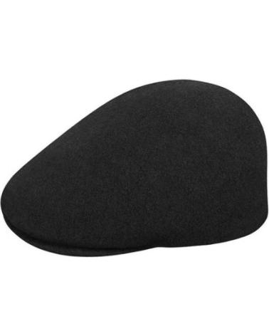 KANGOL SEAMLESS WOOL 507 BASKENMÜTZE SCHWARZ NEGRO