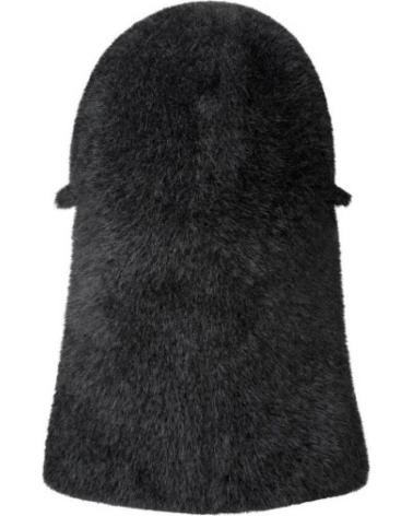 CAGOULE KANGOL FAUX FUR TONAL LOGO NOIRE NEGRO