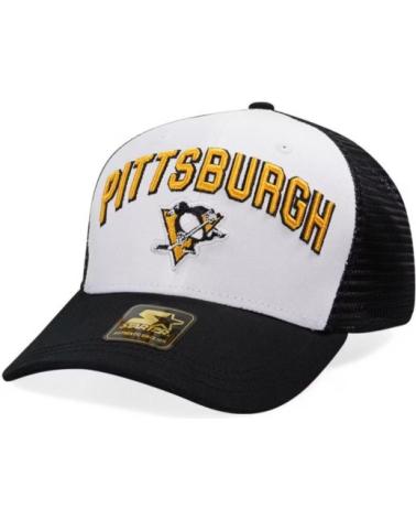 STARTER PENALTY PITTSBURGH PENGUINS BLACK TRUCKER CAP NEGRO