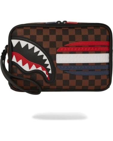 NECESER SPRAYGROUND MACHINE FRANÇAISE TOILETRY MARRÓN MARRóN