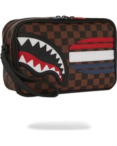 NECESER SPRAYGROUND MACHINE FRANÇAISE TOILETRY MARRÓN MARRóN