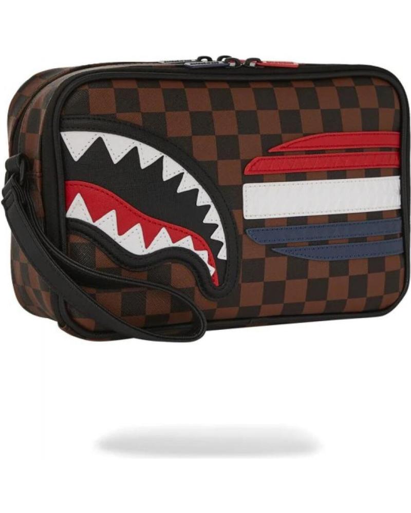 NECESER SPRAYGROUND MACHINE FRANÇAISE TOILETRY MARRÓN MARRóN