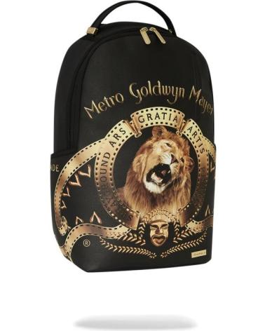 ZAINO SPRAYGROUND 1 OFF BAGS BACKPACK MGM NERO CON DESIGN LEONE NEGRO