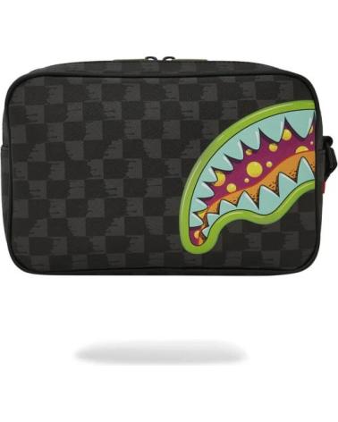 SPRAYGROUND NECESER SLIME TAKEOVER CUADROS NEGRO NEGRO