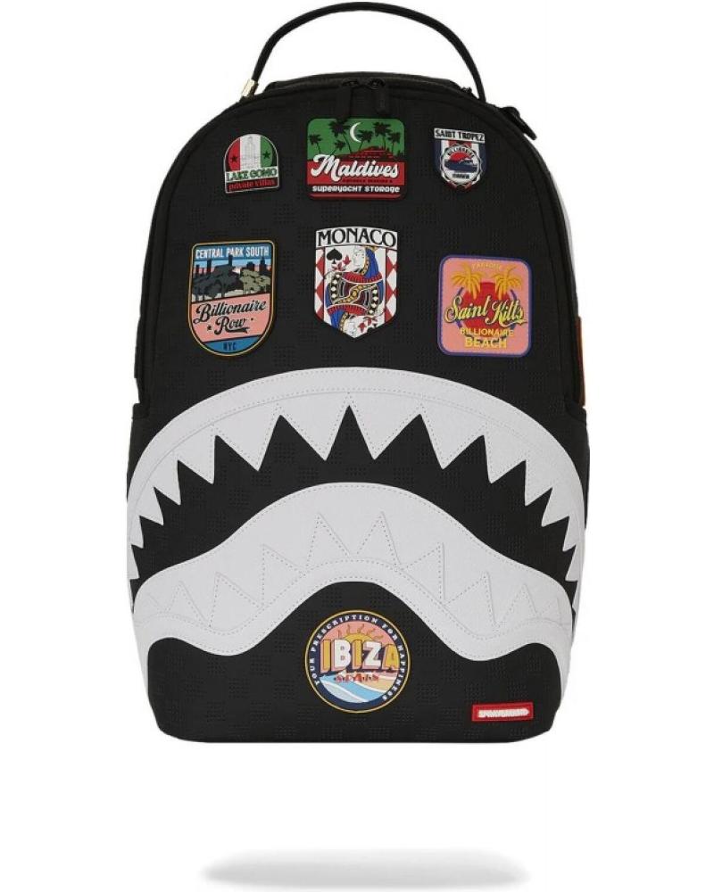 SPRAYGROUND MOCHILA GLOBAL MOGUL BILLIONAIRE PRETA NEGRO