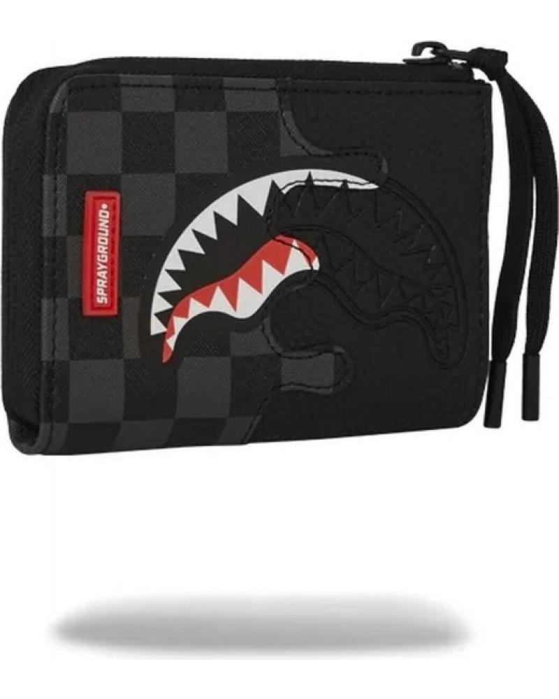 SPRAYGROUND 3AM CHECK WALLET GELDBÖRSE SCHWARZ NEGRO