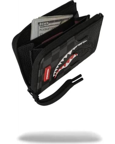 SPRAYGROUND 3AM CHECK WALLET GELDBÖRSE SCHWARZ NEGRO