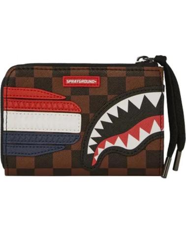 CARTEIRA SPRAYGROUND MAHINE FRANÇAISE WALLET MARROM MARRóN