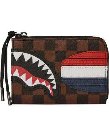 CARTEIRA SPRAYGROUND MAHINE FRANÇAISE WALLET MARROM MARRóN