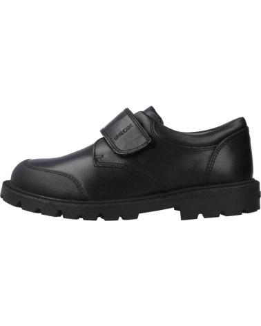 CHAUSSURES HABILLÉES GEOX SHAYLAX J C9999 NOIRES POUR ENFANT AVEC FERMETURE AUTO-AGRIPPANTE C9999