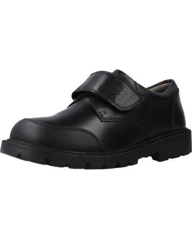 CHAUSSURES HABILLÉES GEOX SHAYLAX J C9999 NOIRES POUR ENFANT AVEC FERMETURE AUTO-AGRIPPANTE C9999
