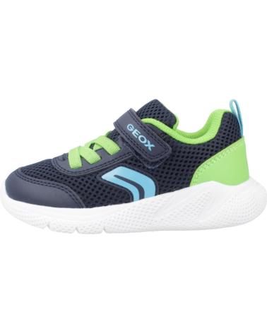 BASKETS DÉCONTRACTÉES GEOX SPRINTYE B C0749 BLEUES POUR ENFANT AVEC VELCRO RESPIRANT C0749