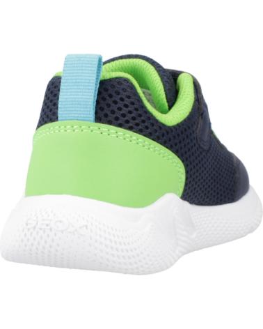 BASKETS DÉCONTRACTÉES GEOX SPRINTYE B C0749 BLEUES POUR ENFANT AVEC VELCRO RESPIRANT C0749