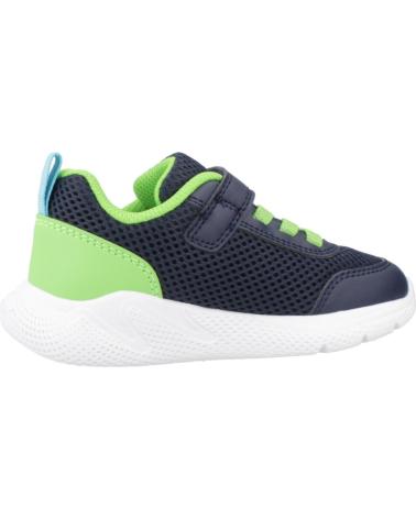 BASKETS DÉCONTRACTÉES GEOX SPRINTYE B C0749 BLEUES POUR ENFANT AVEC VELCRO RESPIRANT C0749