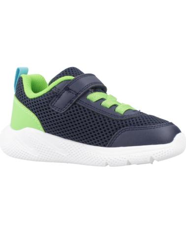 BASKETS DÉCONTRACTÉES GEOX SPRINTYE B C0749 BLEUES POUR ENFANT AVEC VELCRO RESPIRANT C0749