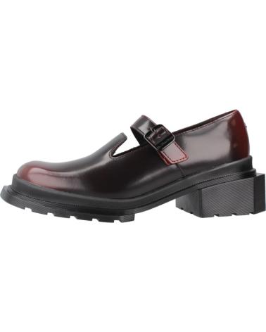DR. MARTENS MAYBOLE MJ SHOES FOR WOMEN - DARK CHERRY BLACK