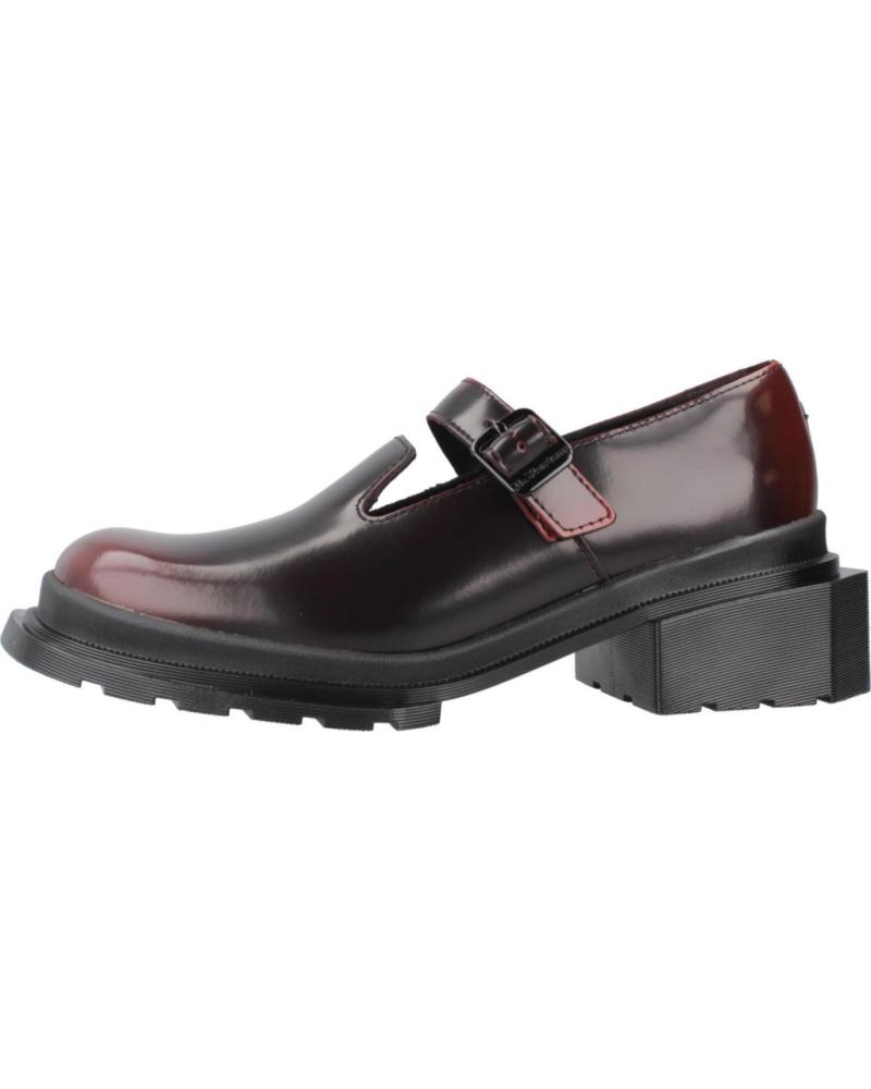 DR. MARTENS MAYBOLE MJ SHOES FOR WOMEN - DARK CHERRY BLACK