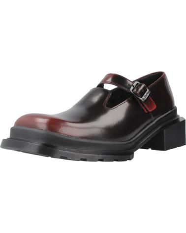 DR. MARTENS MAYBOLE MJ SHOES FOR WOMEN - DARK CHERRY BLACK