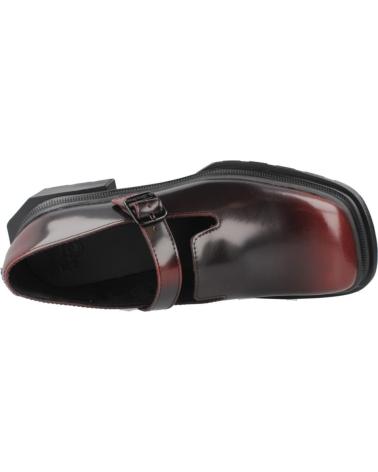 DR. MARTENS MAYBOLE MJ SHOES FOR WOMEN - DARK CHERRY BLACK