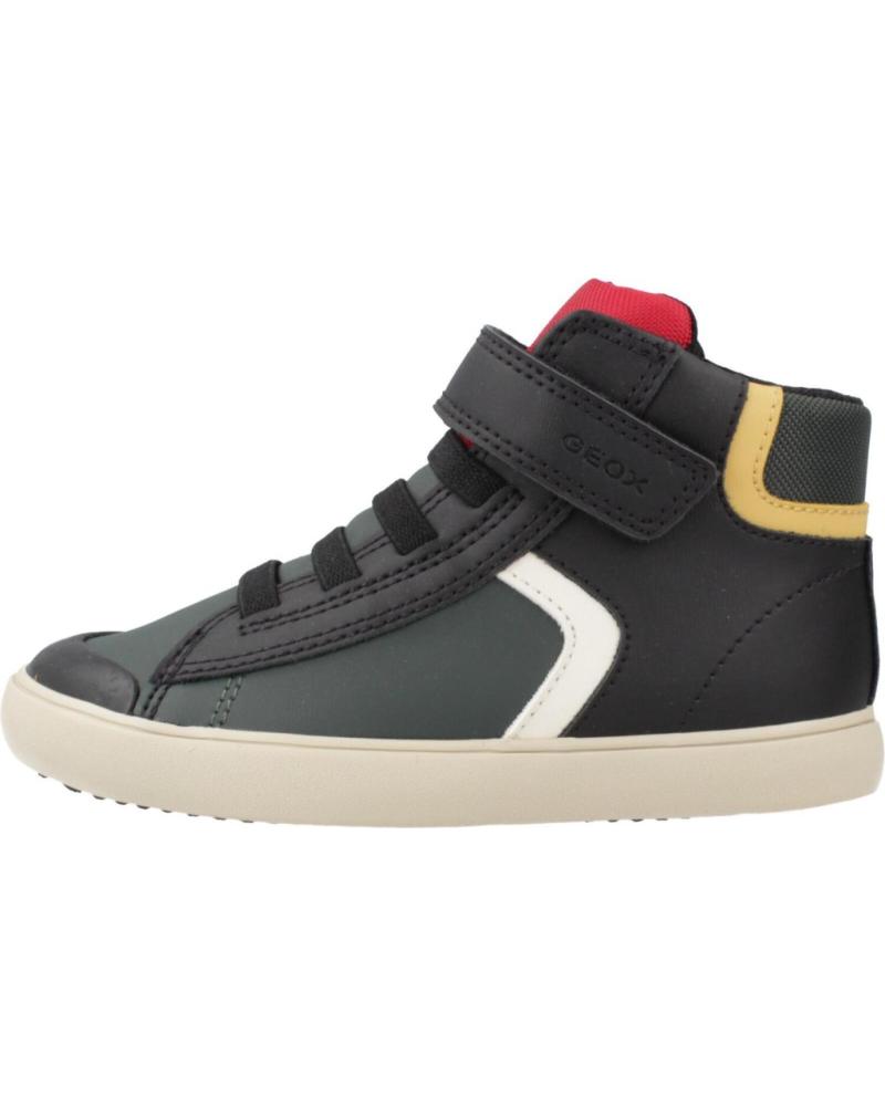 GEOX B GISLI C0520 BOTTES MONTANTES VERT FONCÉ C0520