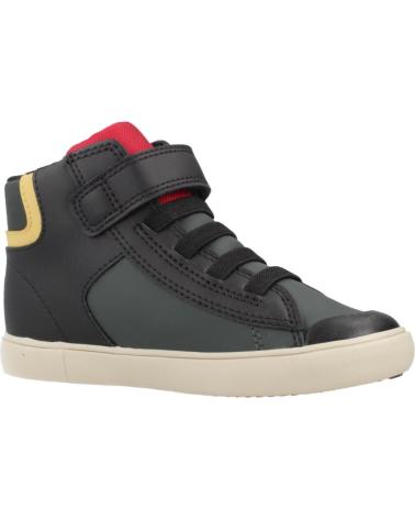 GEOX B GISLI C0520 BOTTES MONTANTES VERT FONCÉ C0520