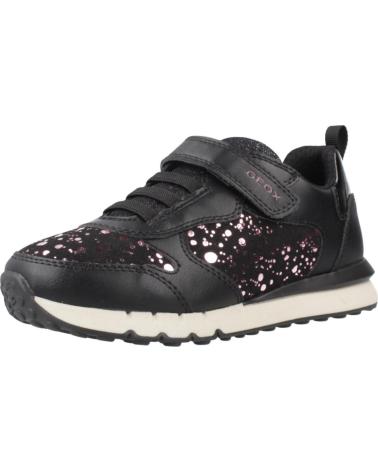 GEOX J FASTICS C0037 NOIRES PAILLETÉES C0037