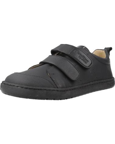 ZAPATILLAS BLANDITOS RIOBD NEGRAS CON CIERRE ADHERENTE PARA NIÑO NEGRO