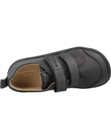 ZAPATILLAS BLANDITOS RIOBD NEGRAS CON CIERRE ADHERENTE PARA NIÑO NEGRO